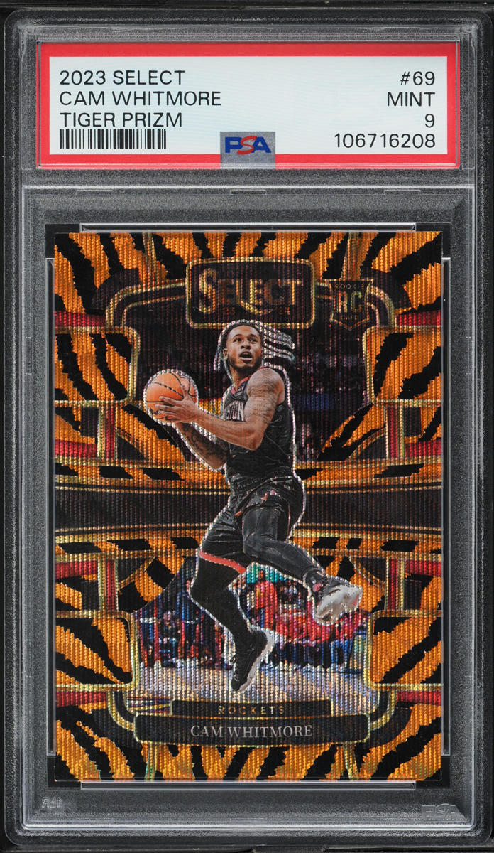 2023 Select Concourse Tiger Prizm Cam Whitmore ROOKIE #69 PSA 9 MINT