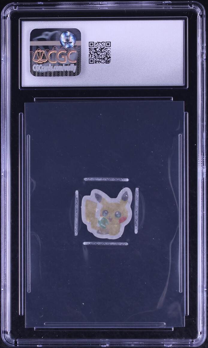 2022 Pokemon Center Assort Seals Evolution Stones Pikachu CGC 9 MINT