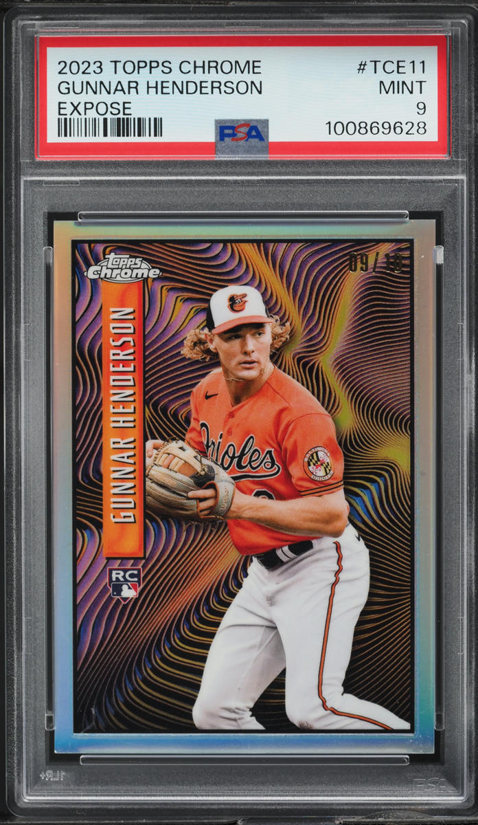 2023 Topps Chrome Expose Gunnar Henderson ROOKIE /10 #TCE11