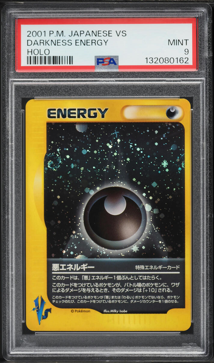 2001 Pokemon Japanese VS Holo Darkness Energy PSA 9 MINT