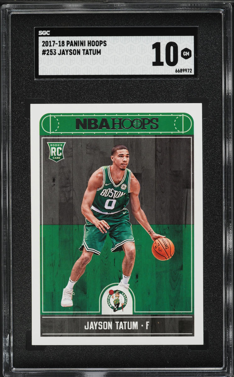 2017 Hoops Platinum Jayson Tatum ROOKIE #253 SGC 10 GEM MINT