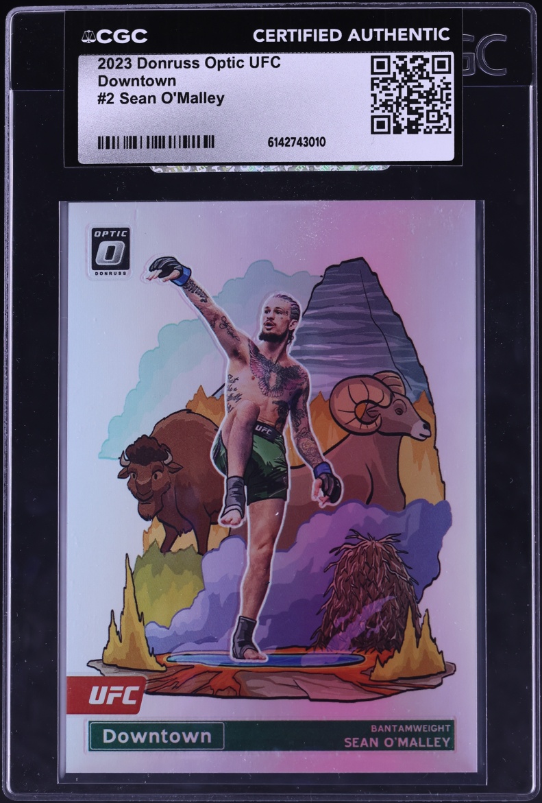 2023 Donruss Optic UFC Downtown Sean O'Malley #2 CGC AUTH