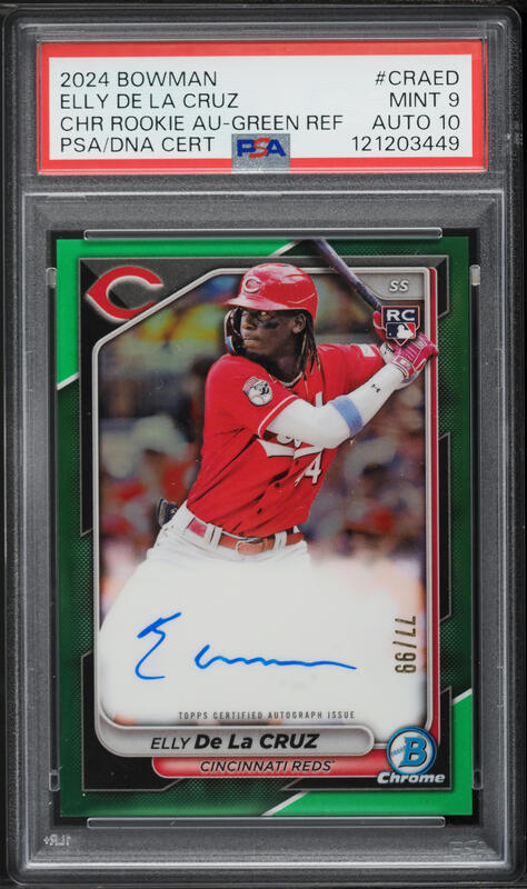 2024 Topps Chrome Cosmic Launched Into Orbit Elly De La Cruz