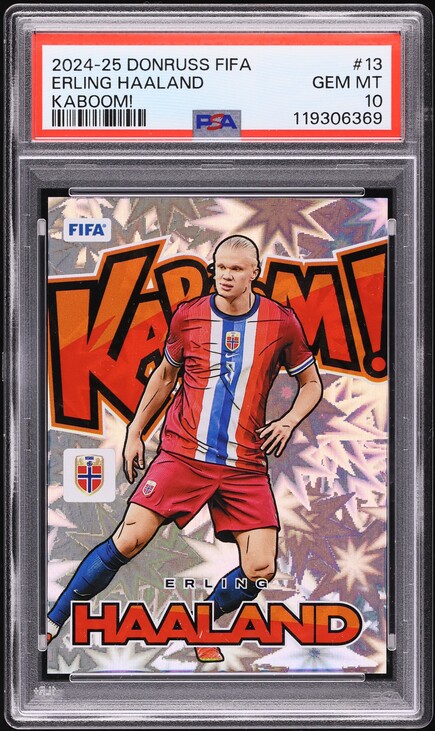 PANINI DONRUS ERLING HAALAND ハーランド PSA10 ERLING HAALAND 2023