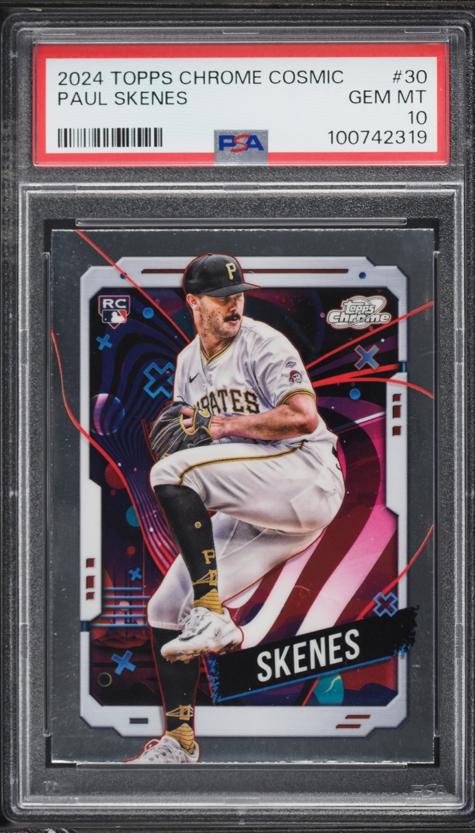 2024 Topps Chrome Cosmic Paul Skenes ROOKIE #30 PSA 10 GEM MINT