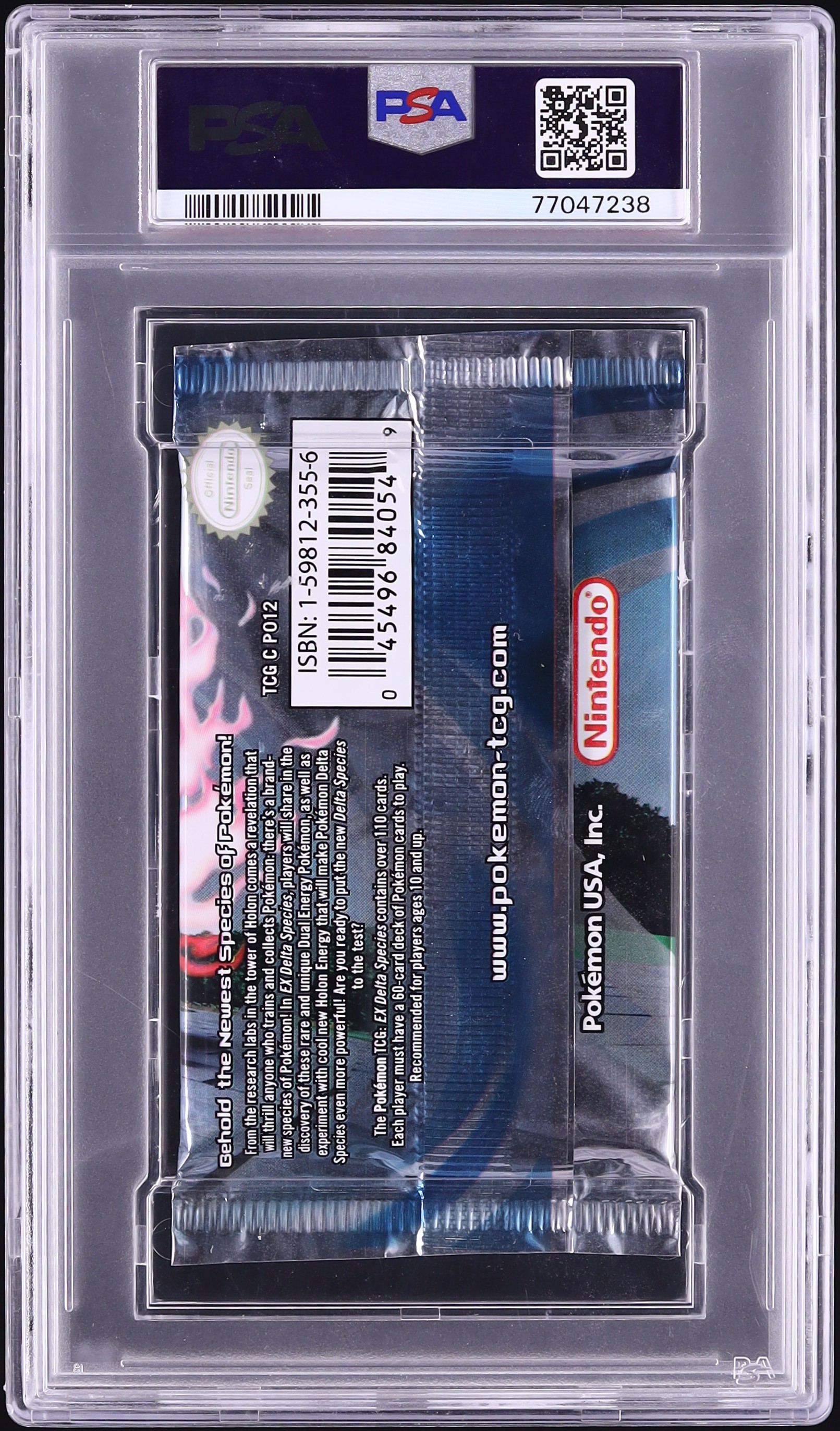 2005 Pokemon Ex Delta Species Foil Pack Flareon PSA 8 NM-MT on