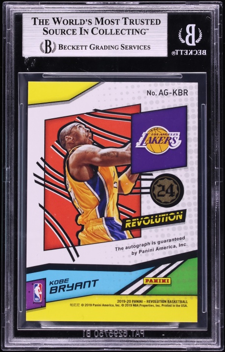 2019 Panini Revolution Kobe Bryant AUTO #AG-KBR BGS 9 MINT