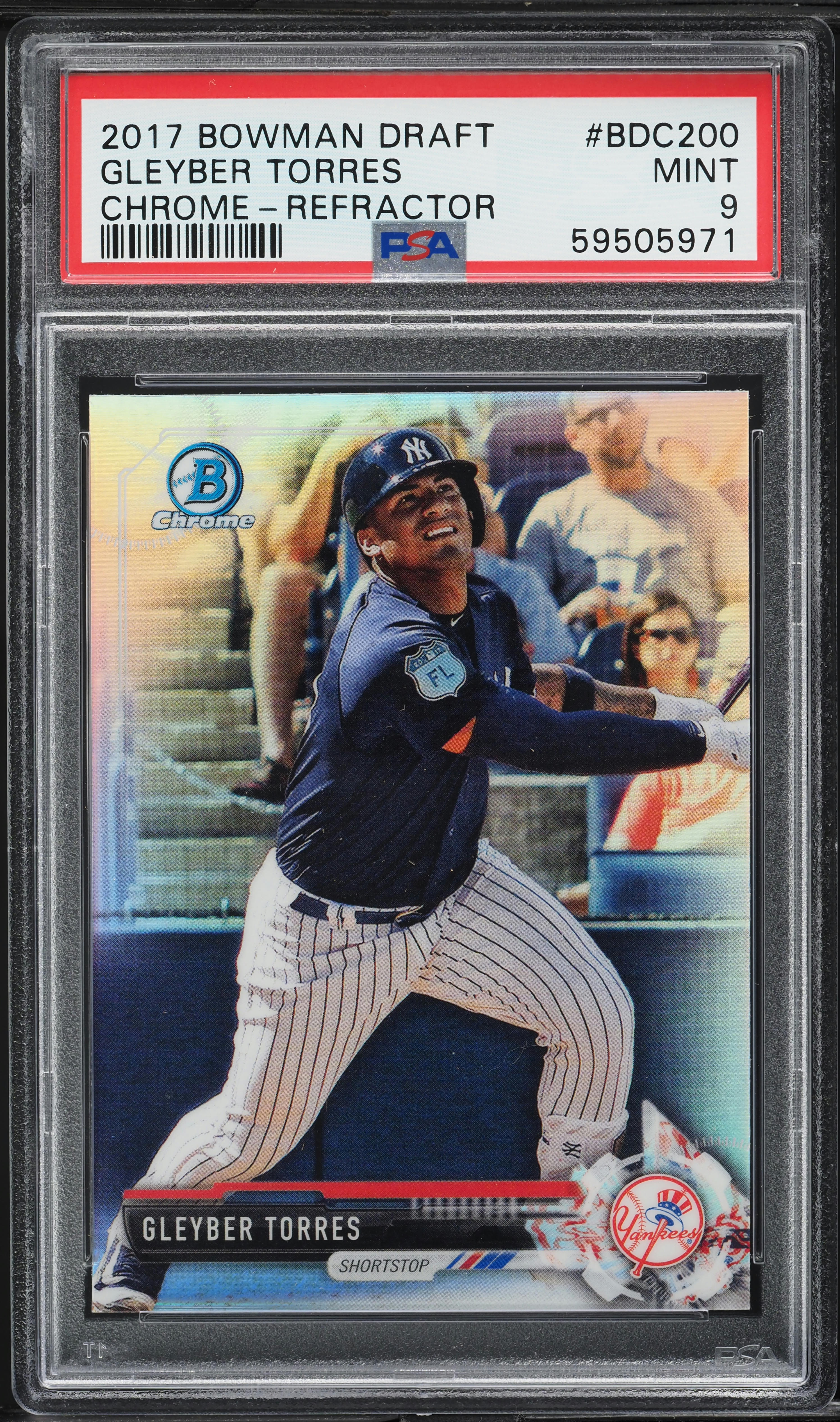 その他 MLB Gleyber Torres Refractor PSA 10 2017 Bowman Chrome Draft Refractor Gleyber Torres PROSPECT