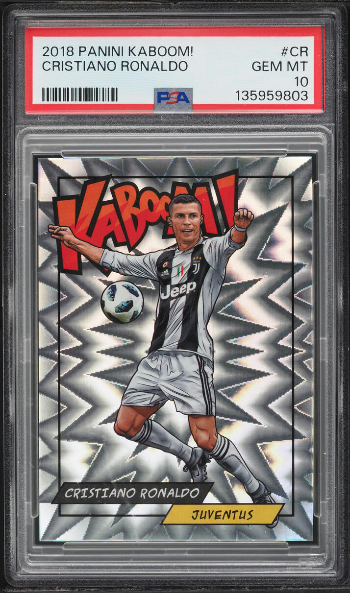2018 Panini Kaboom! Cristiano Ronaldo #K-CR PSA 10 GEM MINT