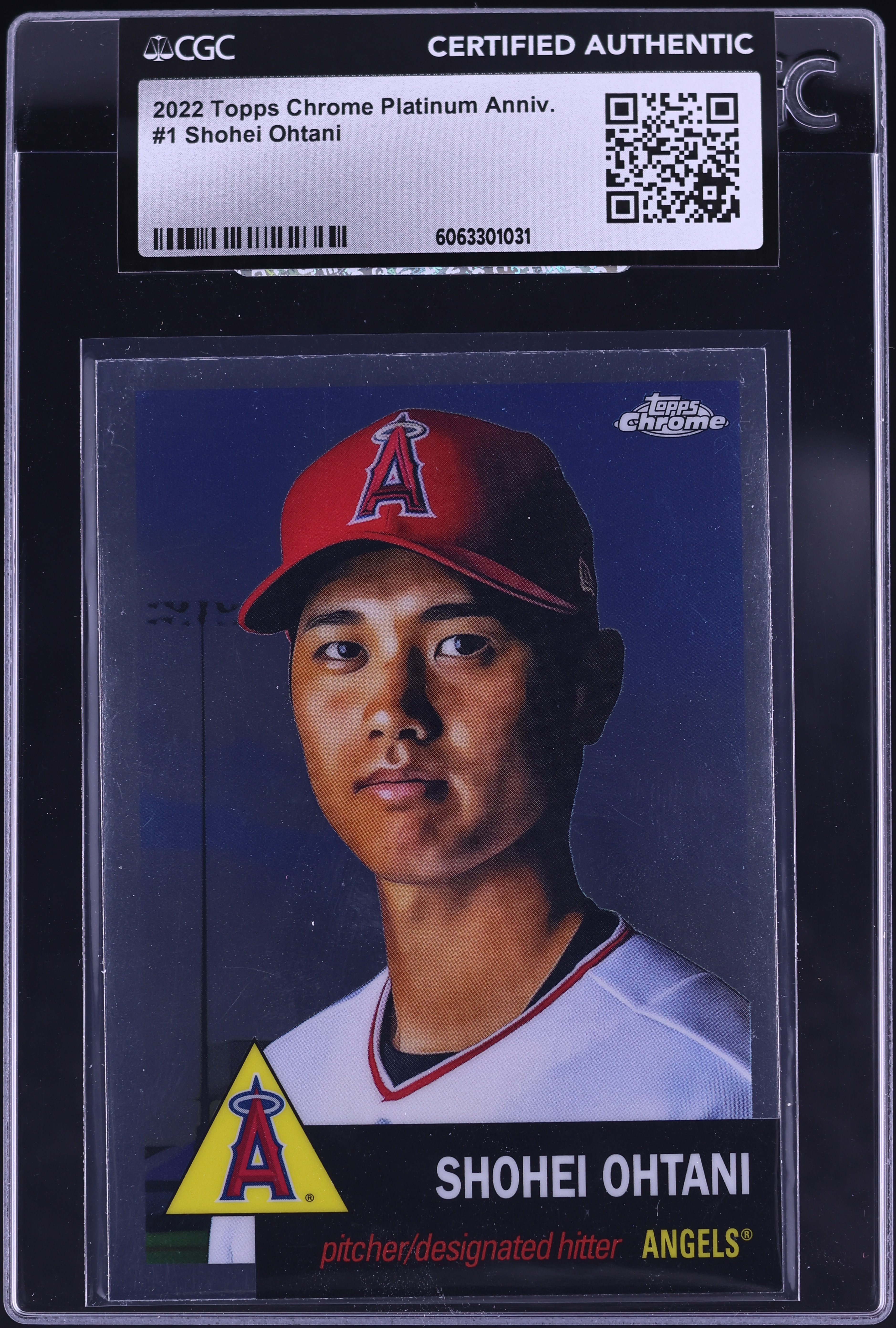 2022 Topps Chrome Platinum Anniversary Shohei Ohtani #1 CGC