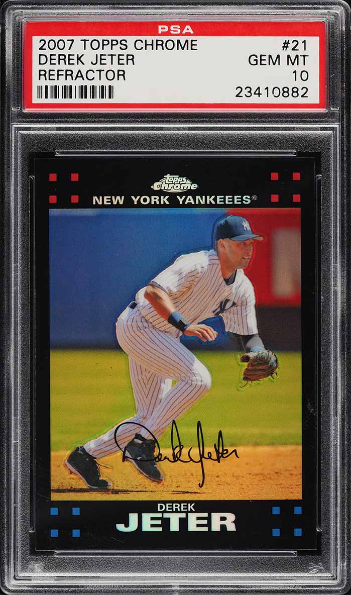 1993 Topps Derek Jeter ROOKIE #98 PSA 7 NRMT on Fanatics Collect