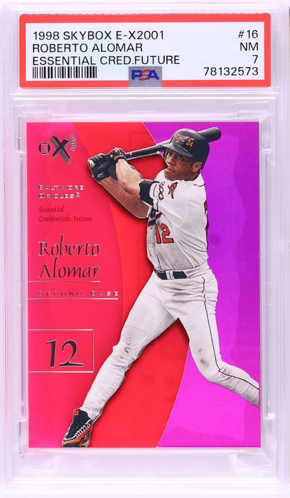 1998 Skybox E-X2001 Essential Credentials Future Roberto Alomar /85 #16 PSA 7 NRMT - Photo 1