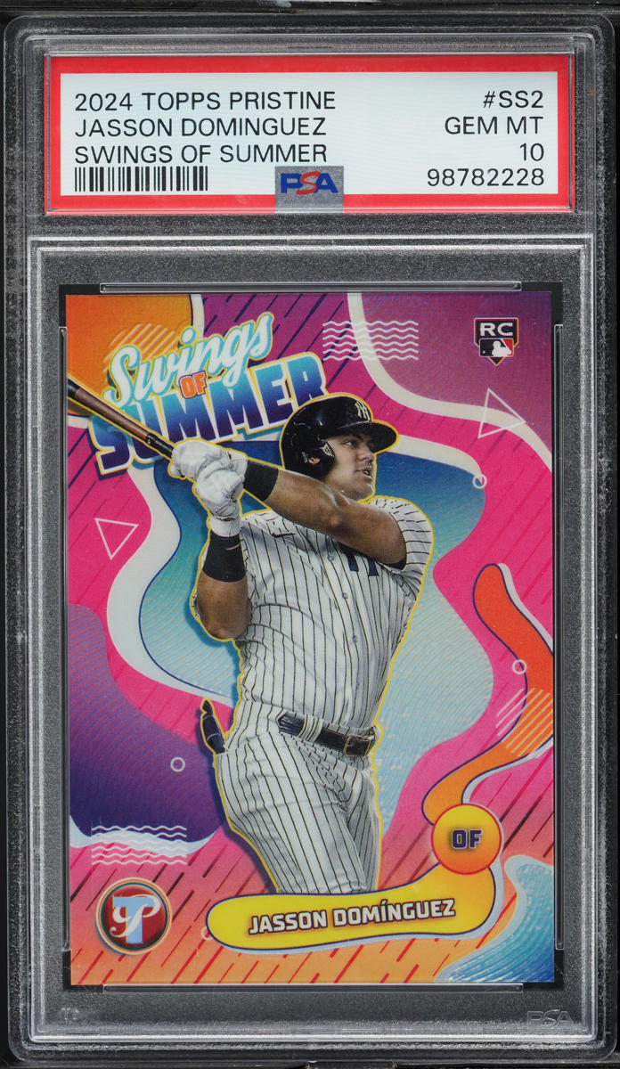 2024 Topps Pristine Swings Of Summer Jasson Dominguez ROOKIE #SS2 PSA 10 GEM