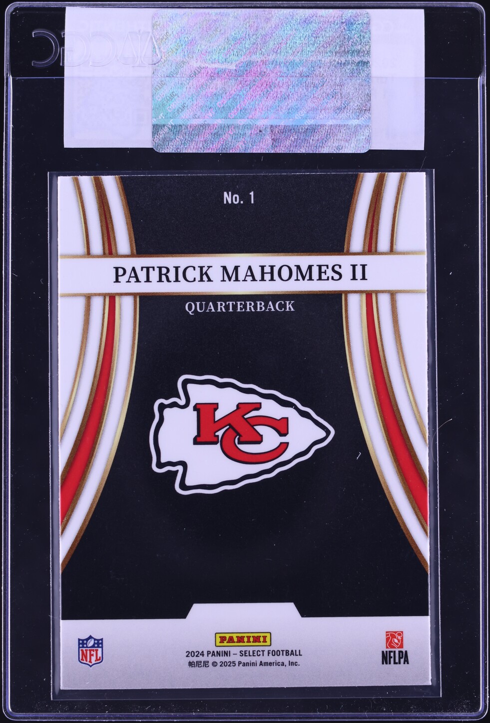 2024 Select Turbocharged Patrick Mahomes II #1 CGC AUTH