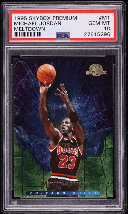 1995 Skybox Premium Meltdown Michael Jordan #M1 PSA 10 GEM MINT