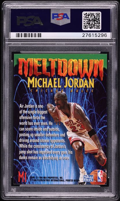 1995 Skybox Premium Meltdown Michael Jordan #M1 PSA 10 GEM MINT
