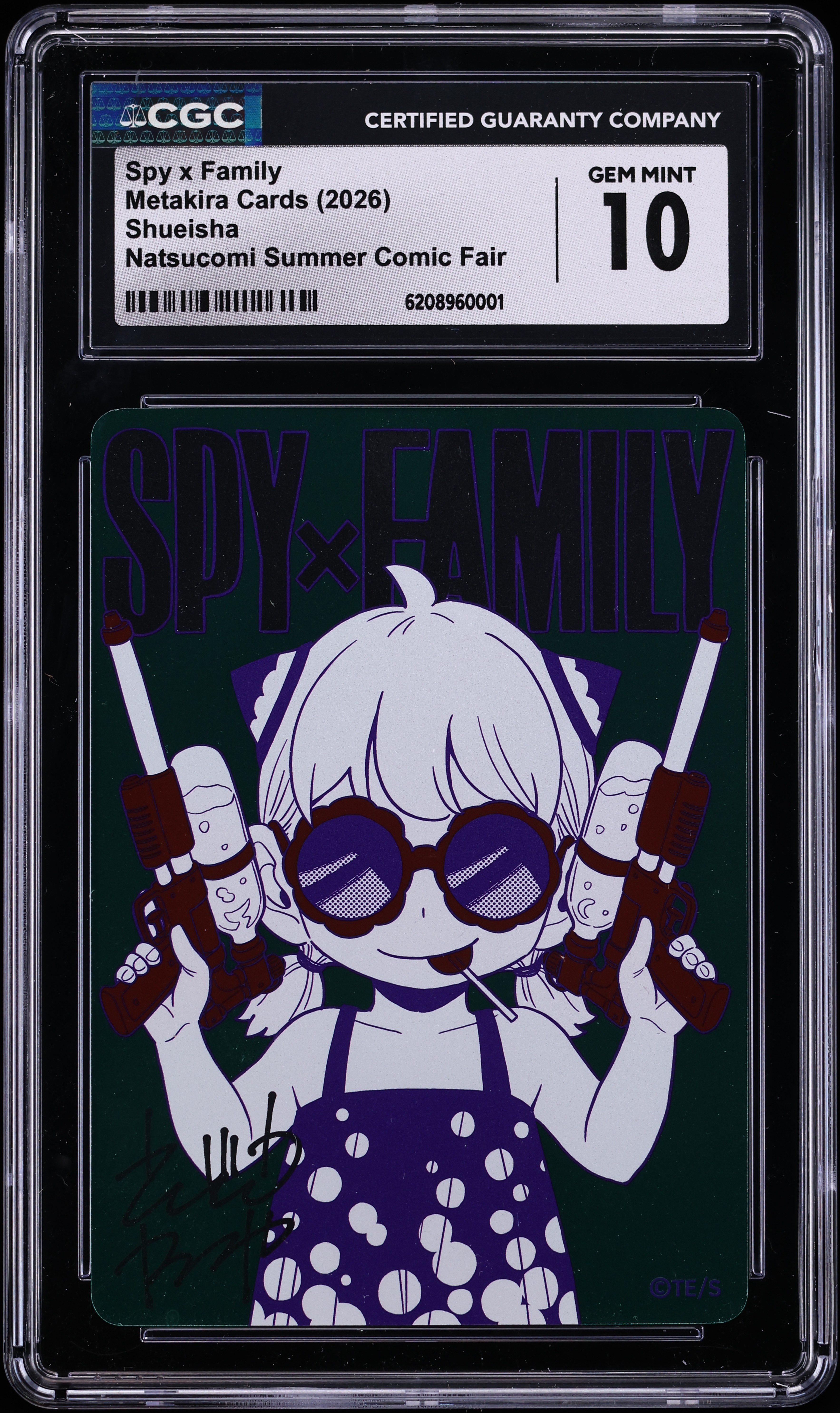 2026 Metakira Cards Shueisha Natsucomi Summer Comic Fair Spy X Family CGC 10 GEM MINT