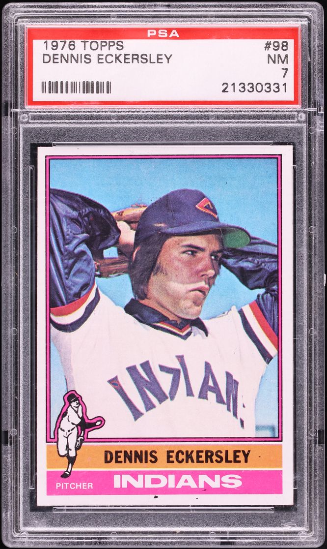 1976 Topps Dennis Eckersley ROOKIE #98 PSA 7 NRMT