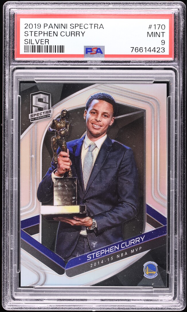 2019 Panini Spectra Silver Stephen Curry #170 PSA 9 MINT - Main Image