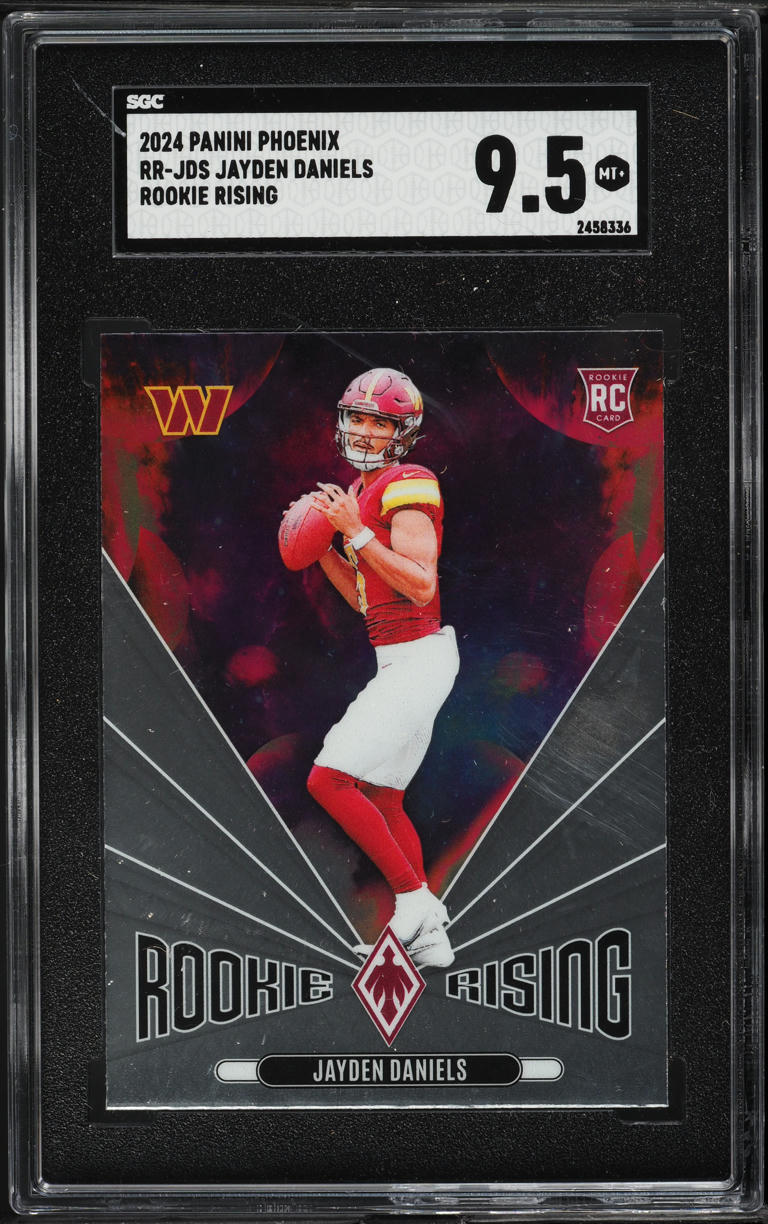 2024 Panini Phoenix Rising Jayden Daniels ROOKIE #RR-JDS SGC 9.5 MINT+