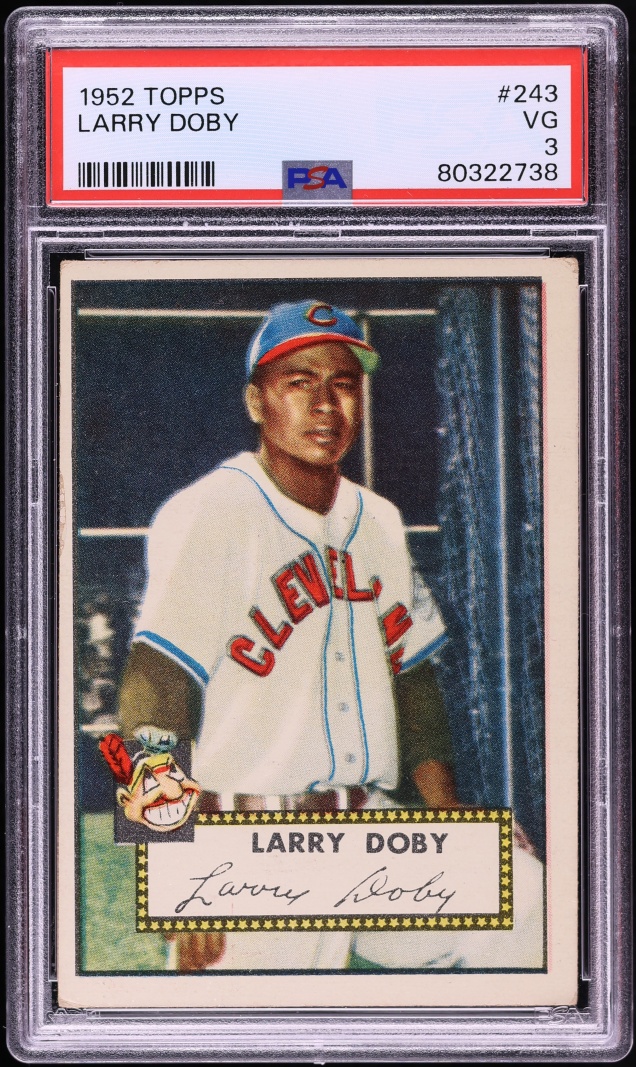 1952 Topps Larry Doby #243 PSA 3 VG