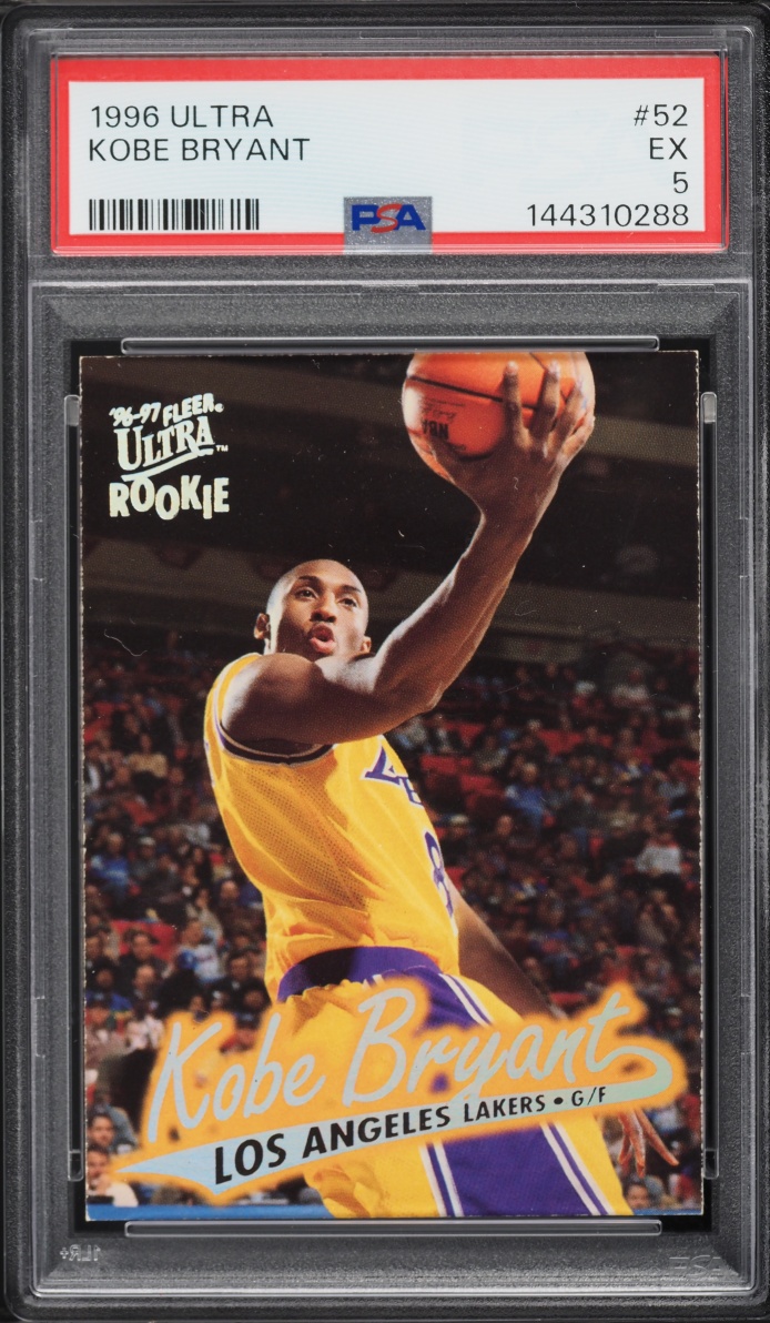 1996 Ultra Basketball Kobe Bryant ROOKIE #52 PSA 5 EX