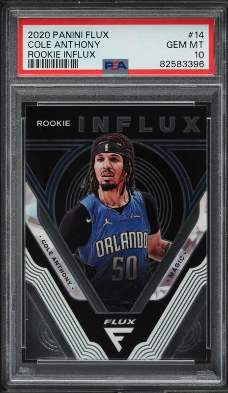 2020 Panini Prizm Red White & Blue Cole Anthony ROOKIE #292 CSG 9