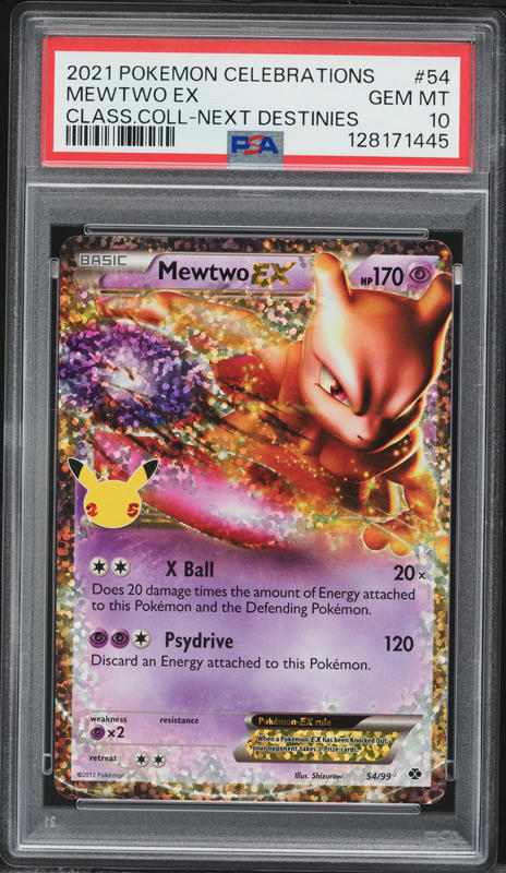 2021 Pokemon Japanese SWSH 25th Anniversary Promo Mewtwo EX #22