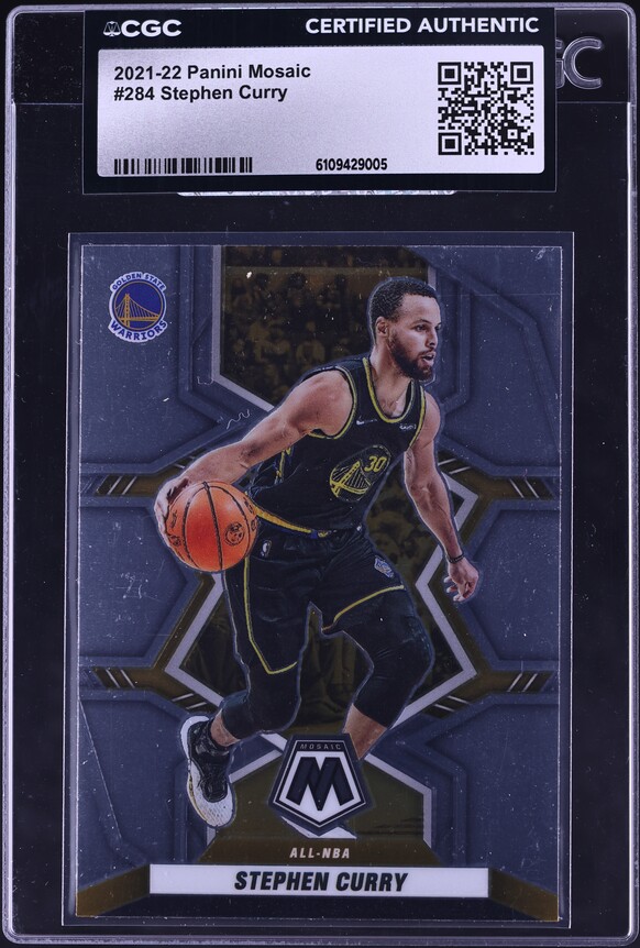 2021 Panini Chronicles Essentials Stephen Curry #305 CGC AUTH on