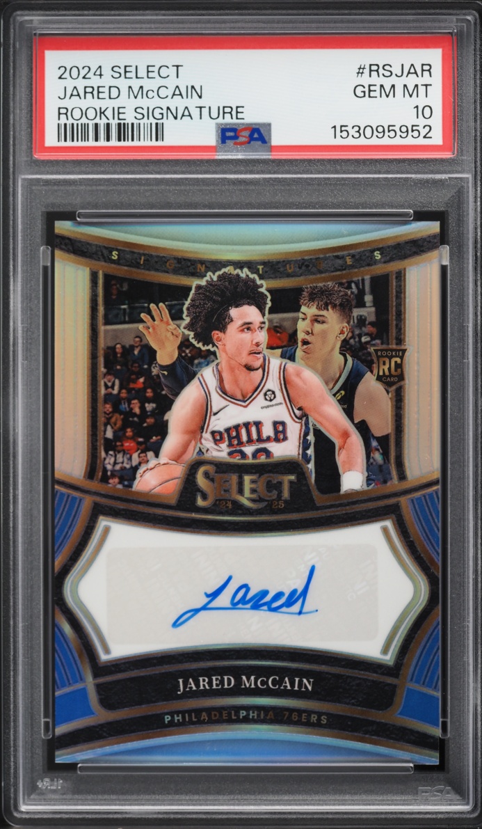 2024 Select Basketball Jared McCain ROOKIE AUTO /249 #RS-JAR PSA 10 GEM MINT