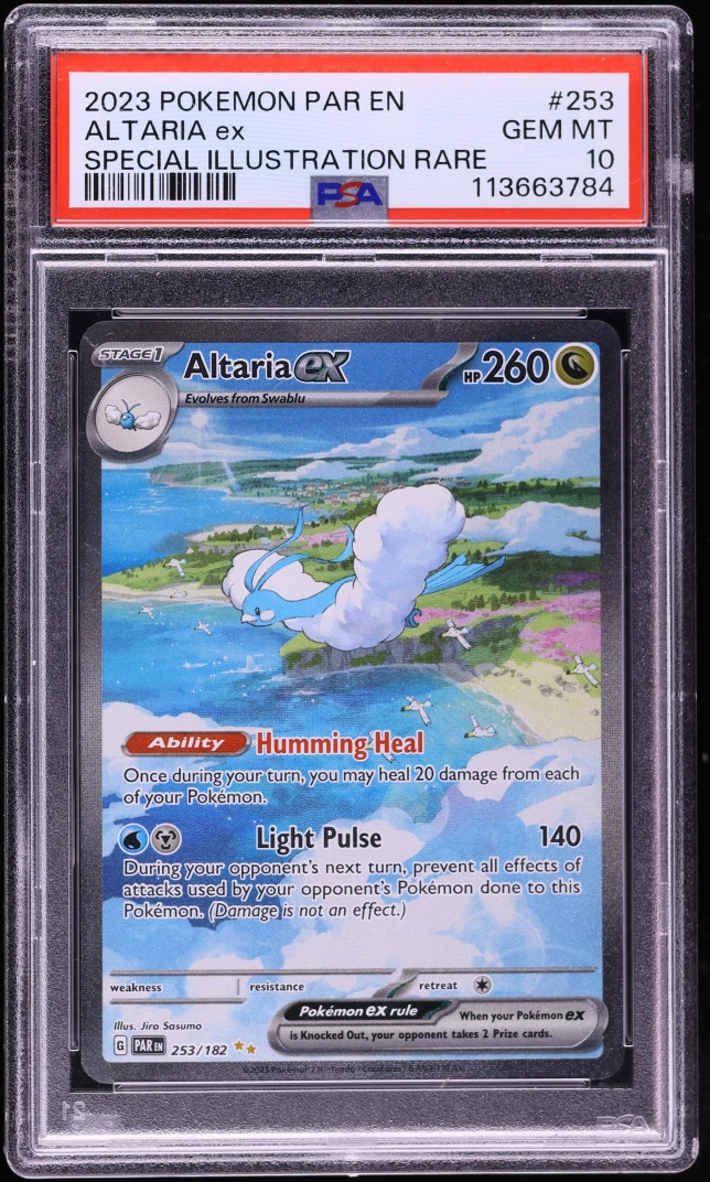 2023 Pokemon Scarlet & Violet Paradox Rift SIR Altaria EX #253 PSA 10 GEM MINT