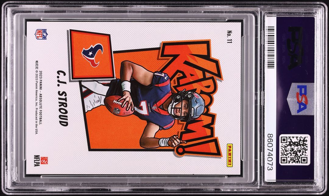 2023 Absolute Kaboom! Horizontal Green C.J. Stroud ROOKIE 1/1 #11 PSA 10 GEM MINT