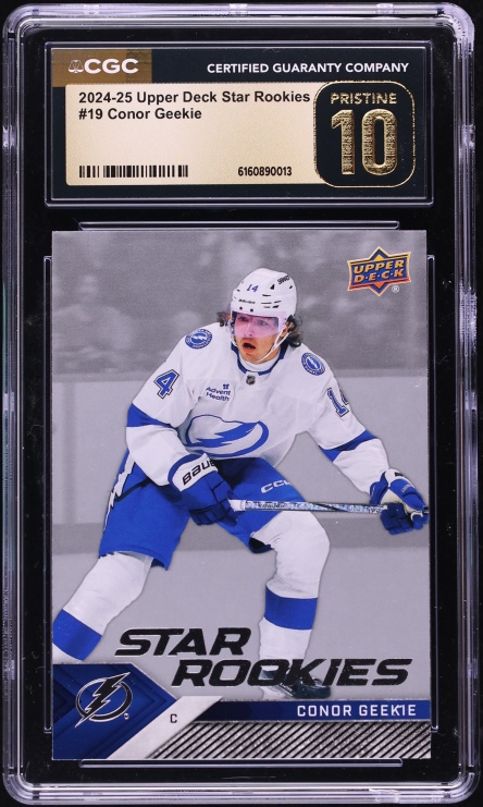 2024 Upper Deck Star Conor Geekie ROOKIE #19 CGC 10 PRISTINE