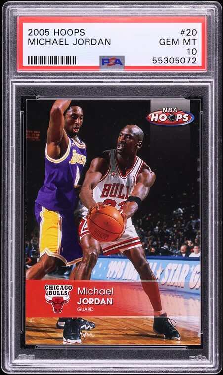 2005 Hoops Michael Jordan #20 PSA 10 GEM MINT