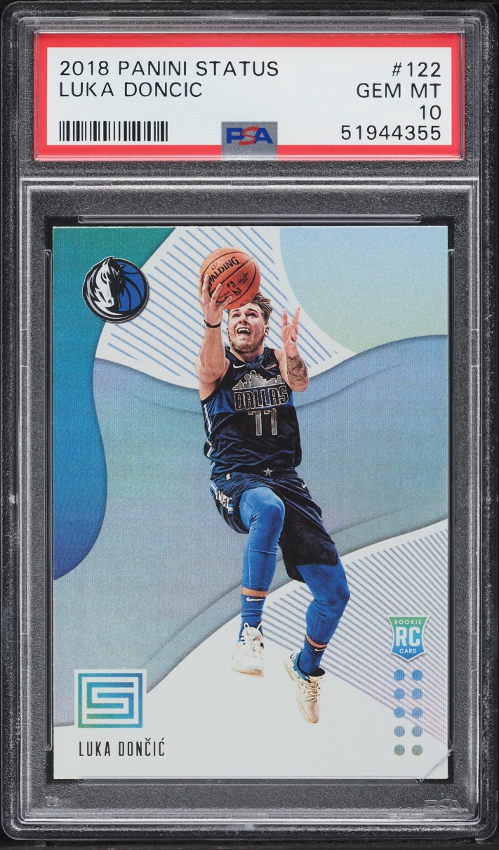 2018 Panini Status Luka Doncic ROOKIE #122 PSA 10 GEM MINT