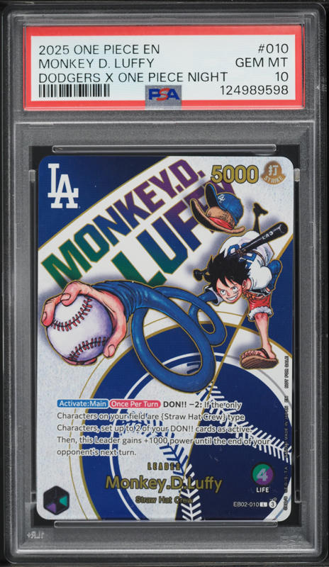 2025 One Piece Japanese Carrying On His Will SEC SP Monkey D