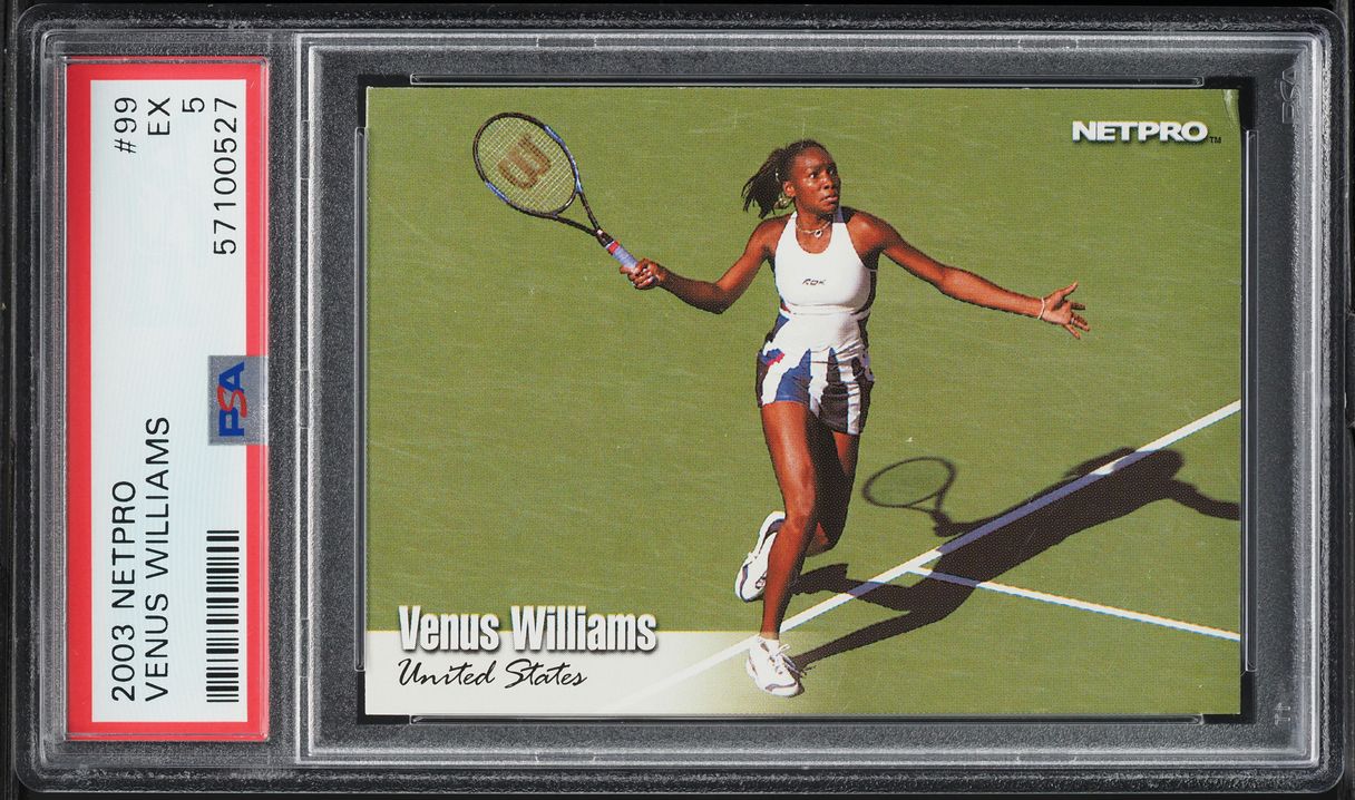 2003 Netpro Tennis Venus Williams ROOKIE #99 PSA 5 EX