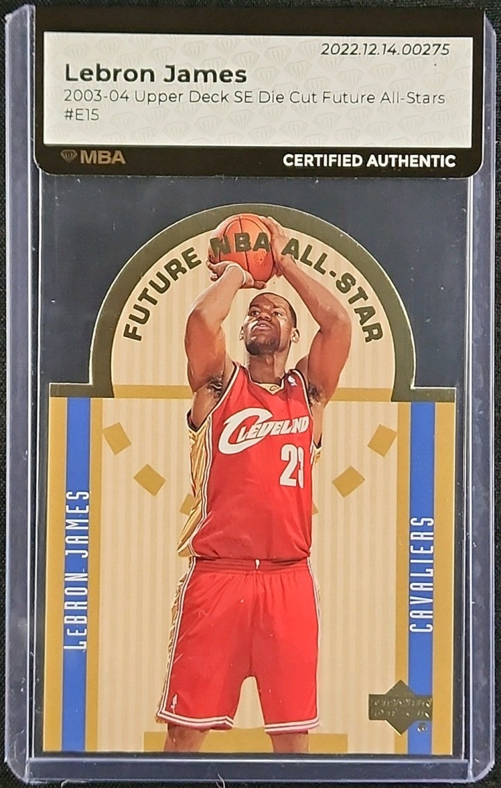 2003 Upper Deck Future All-Star Die-Cut LeBron James ROOKIE