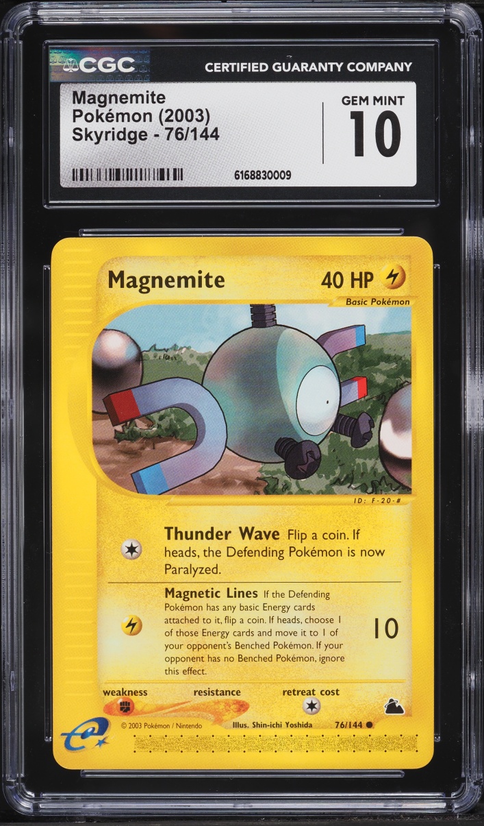 2003 Pokemon Skyridge Magnemite #76 CGC 10 GEM MINT