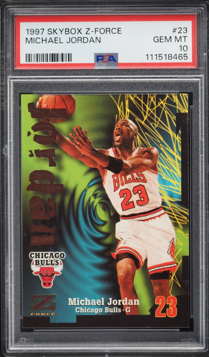 1997 Skybox Z-Force Michael Jordan #23 PSA 10 GEM MINT