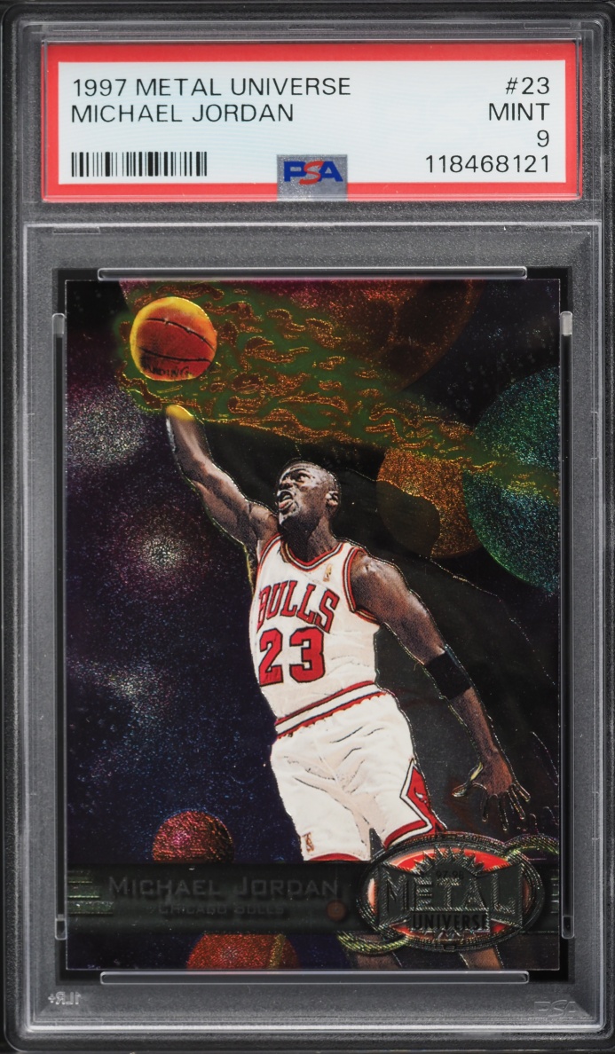 1997 Metal Universe Michael Jordan #23 PSA 9 MINT