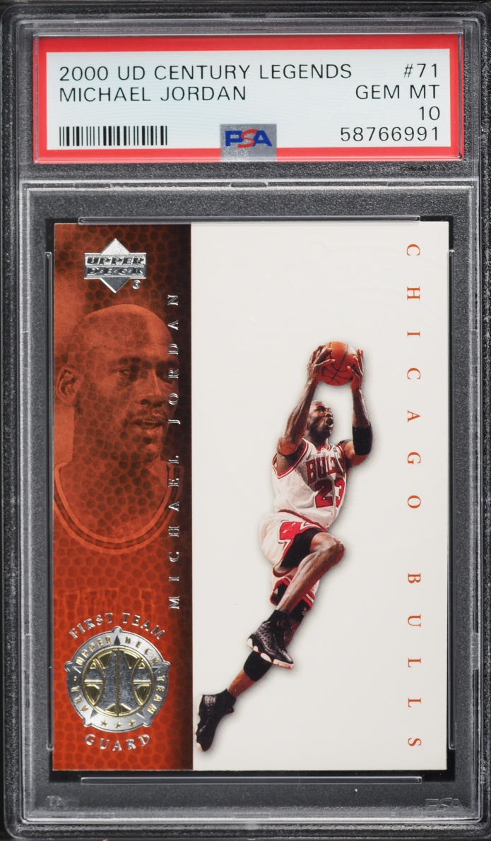 1999 Upper Deck Legends Michael Jordan #71 PSA 10 GEM MINT