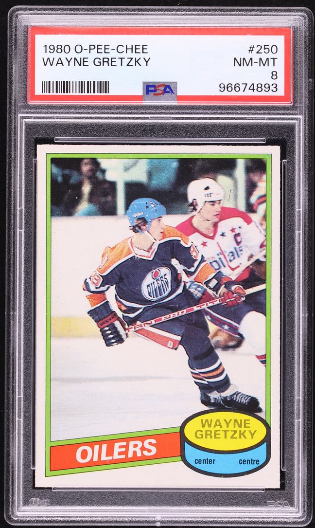 1980 O-Pee-Chee Hockey Wayne Gretzky #250 PSA 8 NM-MT