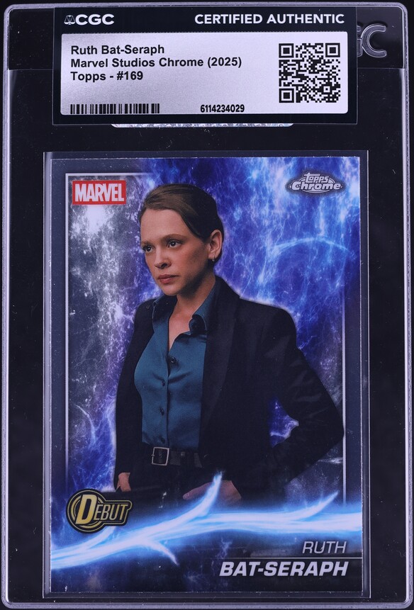 2025 Topps Chrome Disney Prism Refractor Ursula #62 CGC AUTH on