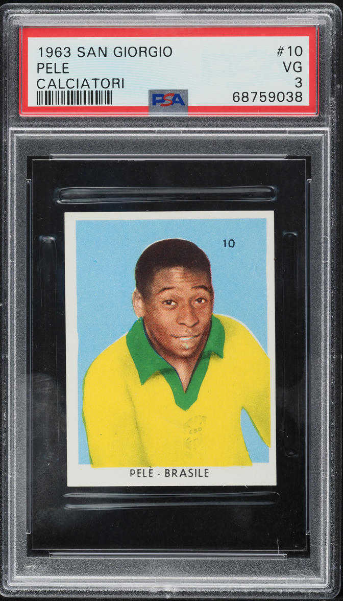 Carte à Collectionner Pelé 1977 PSA 4 (VG-EX) - #188 Glorias E Trofeus - Rare