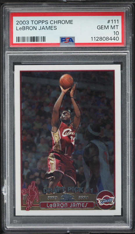 2006 Topps Chrome LeBron James #67 PSA 10 GEM MINT on