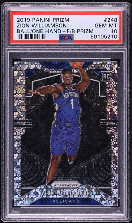 2019 Panini Prizm Variation Zion Williamson ROOKIE #248 BGS