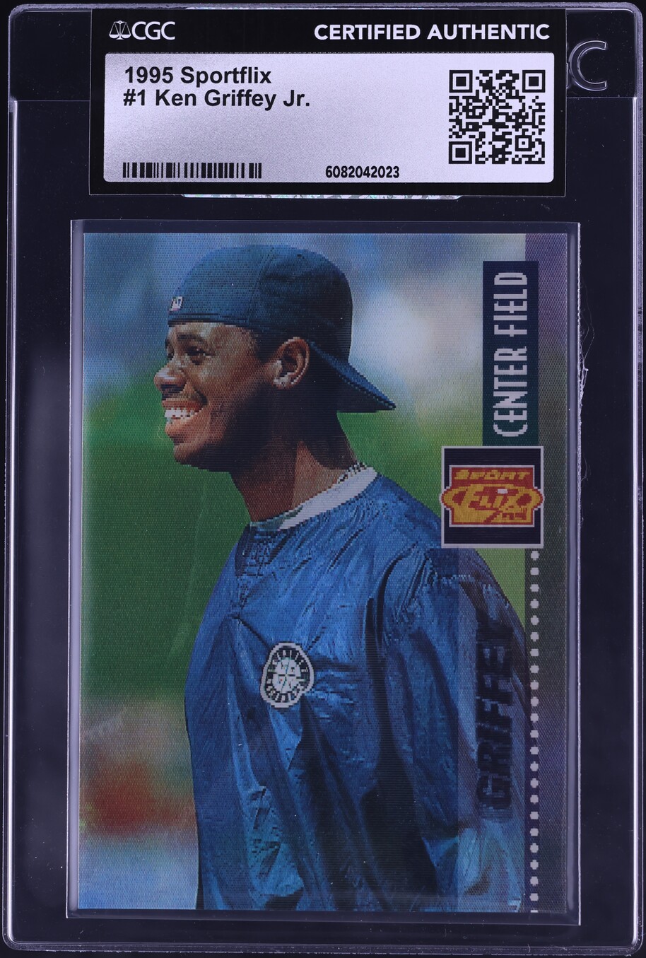 1995 Sportflix Ken Griffey Jr. #1 CGC AUTH