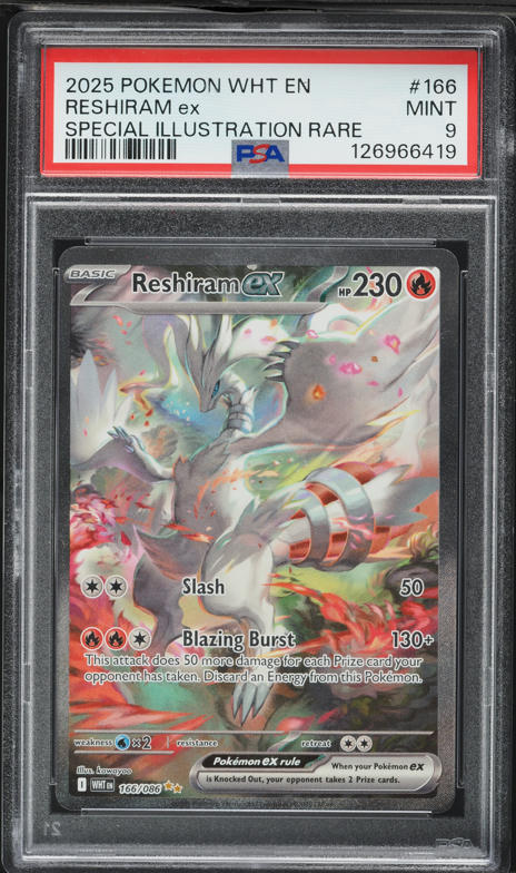 2025 Pokemon Japanese Scarlet & Violet White Flare BWR Reshiram ex