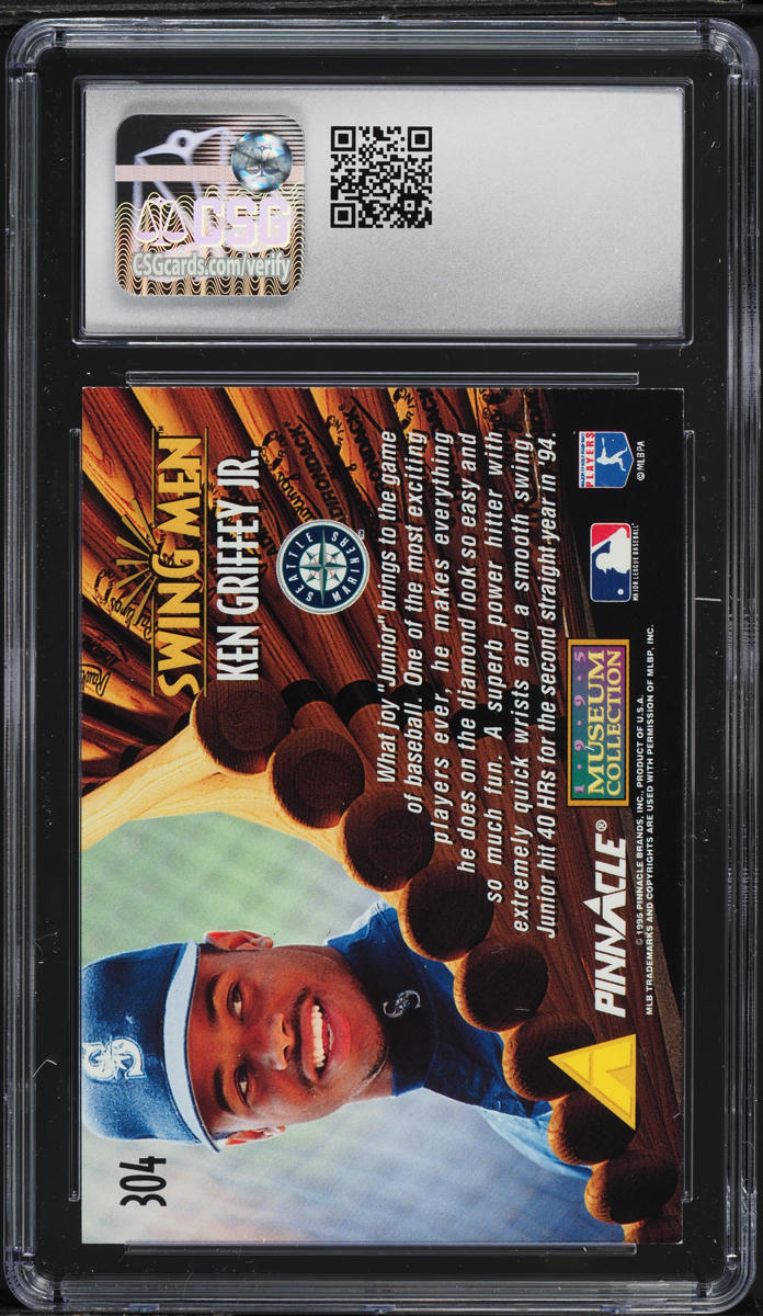 1995 Pinnacle Museum Collection Ken Griffey Jr. #304 CSG 9 MINT